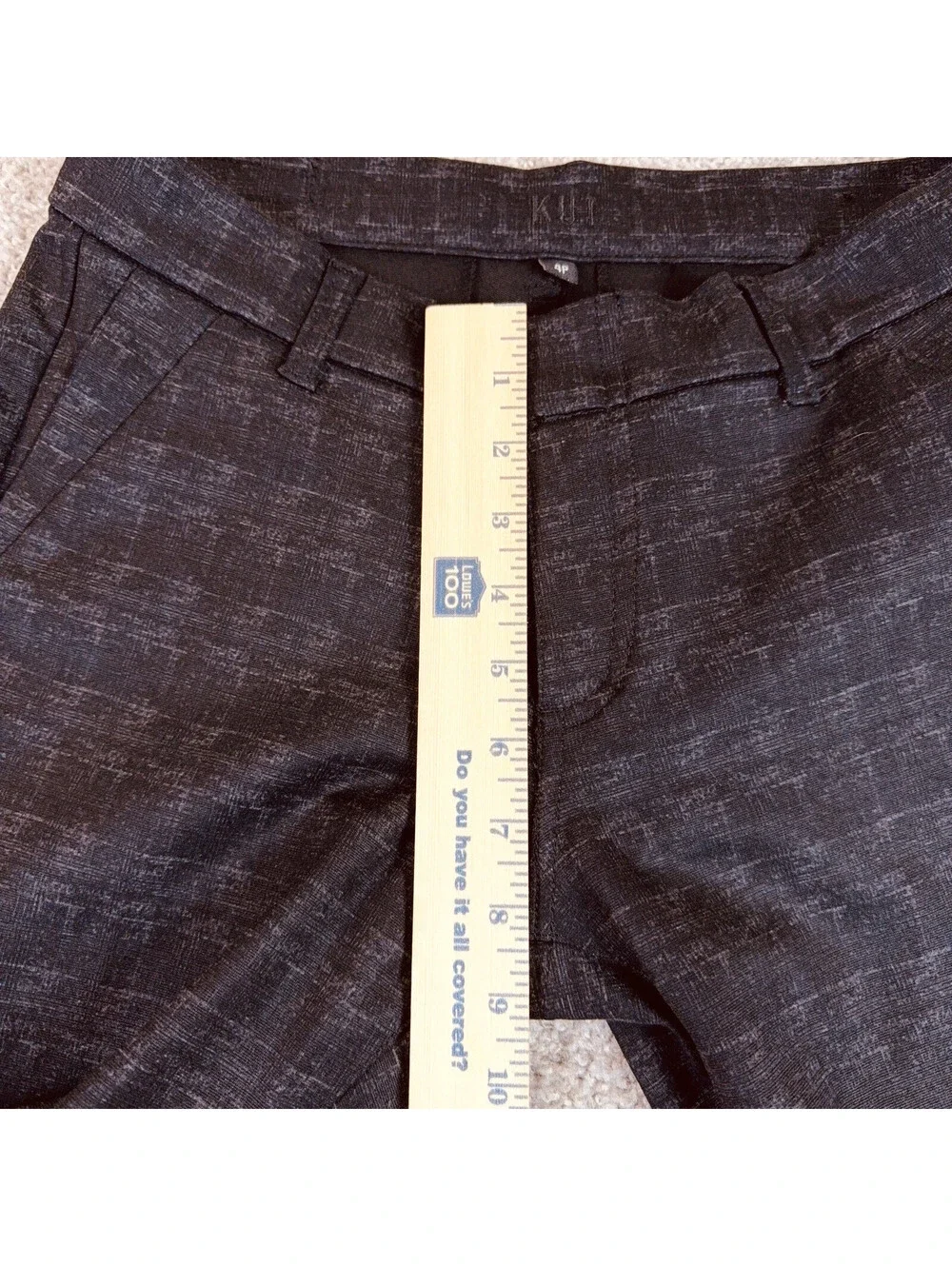 Kut From The Kloth Pants Size 4P Black Grey Ellery Slim Straight Skinny Chic
